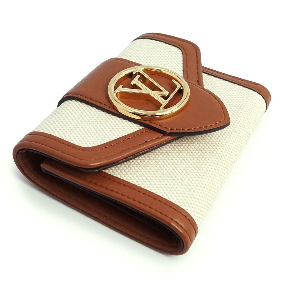 Louis Vuitton Portefeuille LV Pont Neuf Compact Tri fold Wallet Calfskin - Picture 6 of 9